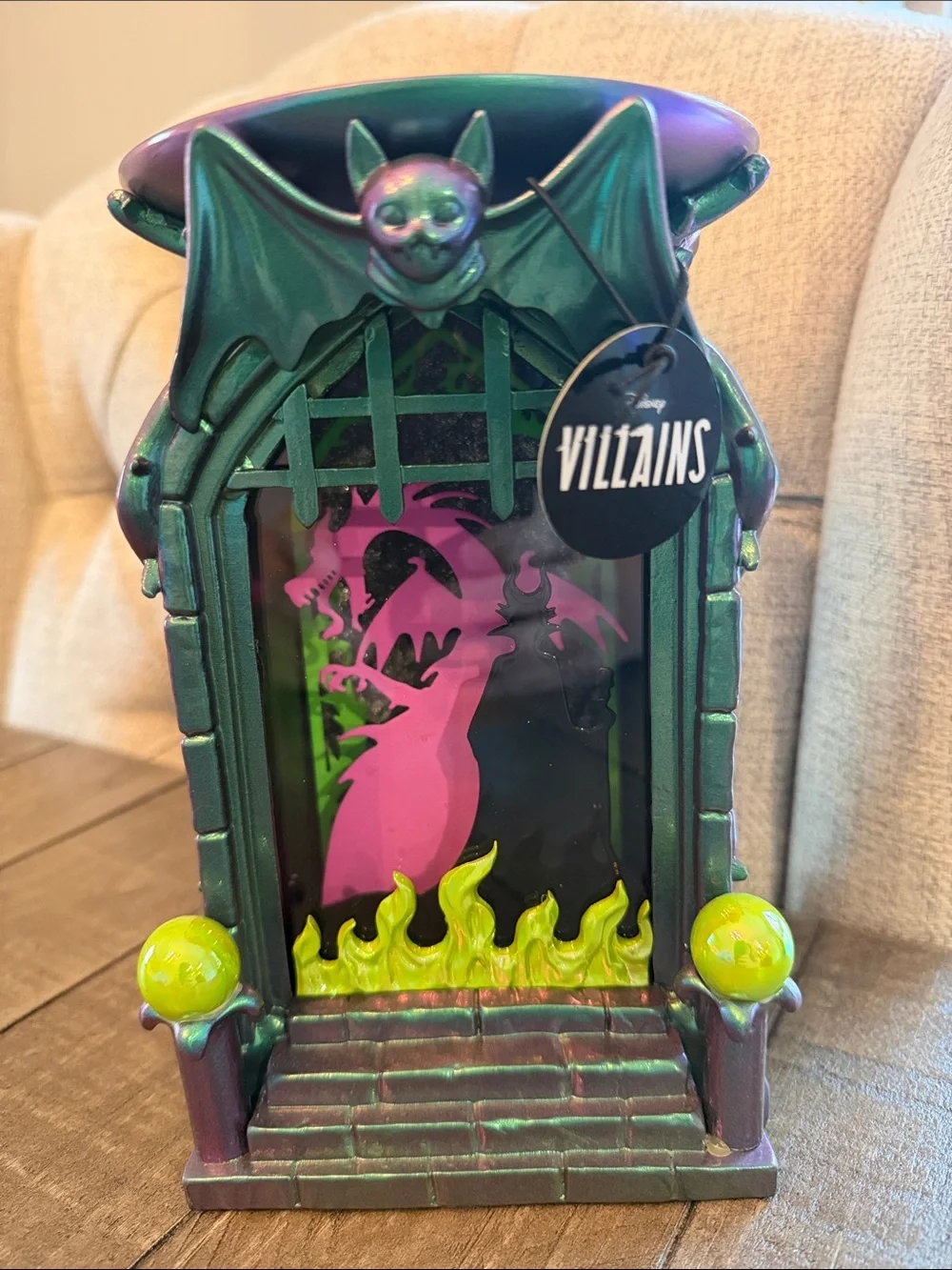 Bath & Body Works Maleficent Shadowbox Pedestal Disney Villains Collection New
